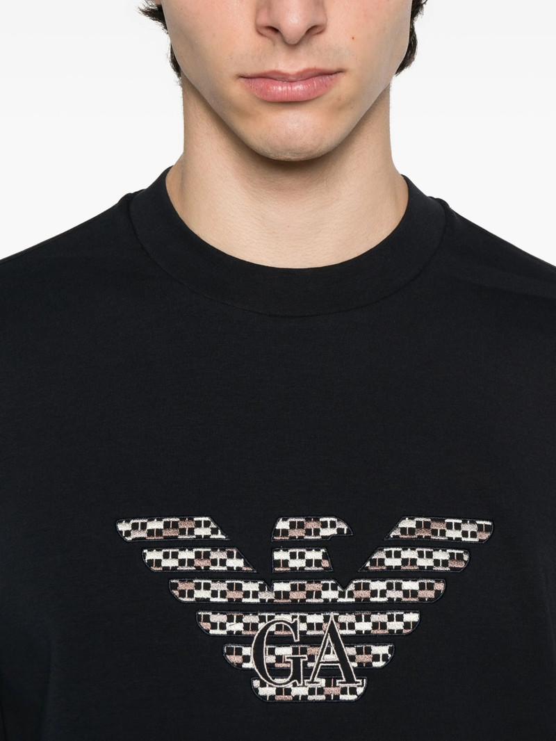 Emporio Armani Eagle-emblem Embroidered Sweatshirt 4
