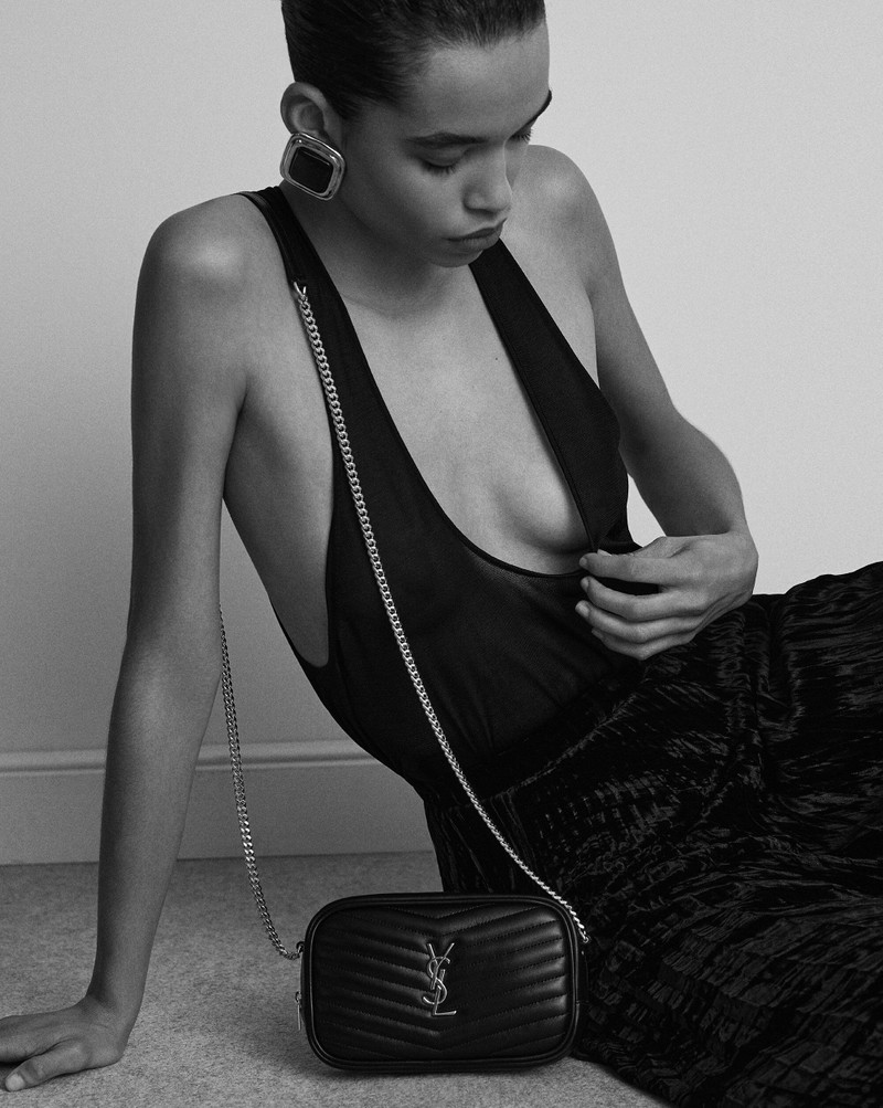 SAINT LAURENT MINI LOU IN QUILTED LEATHER outlook