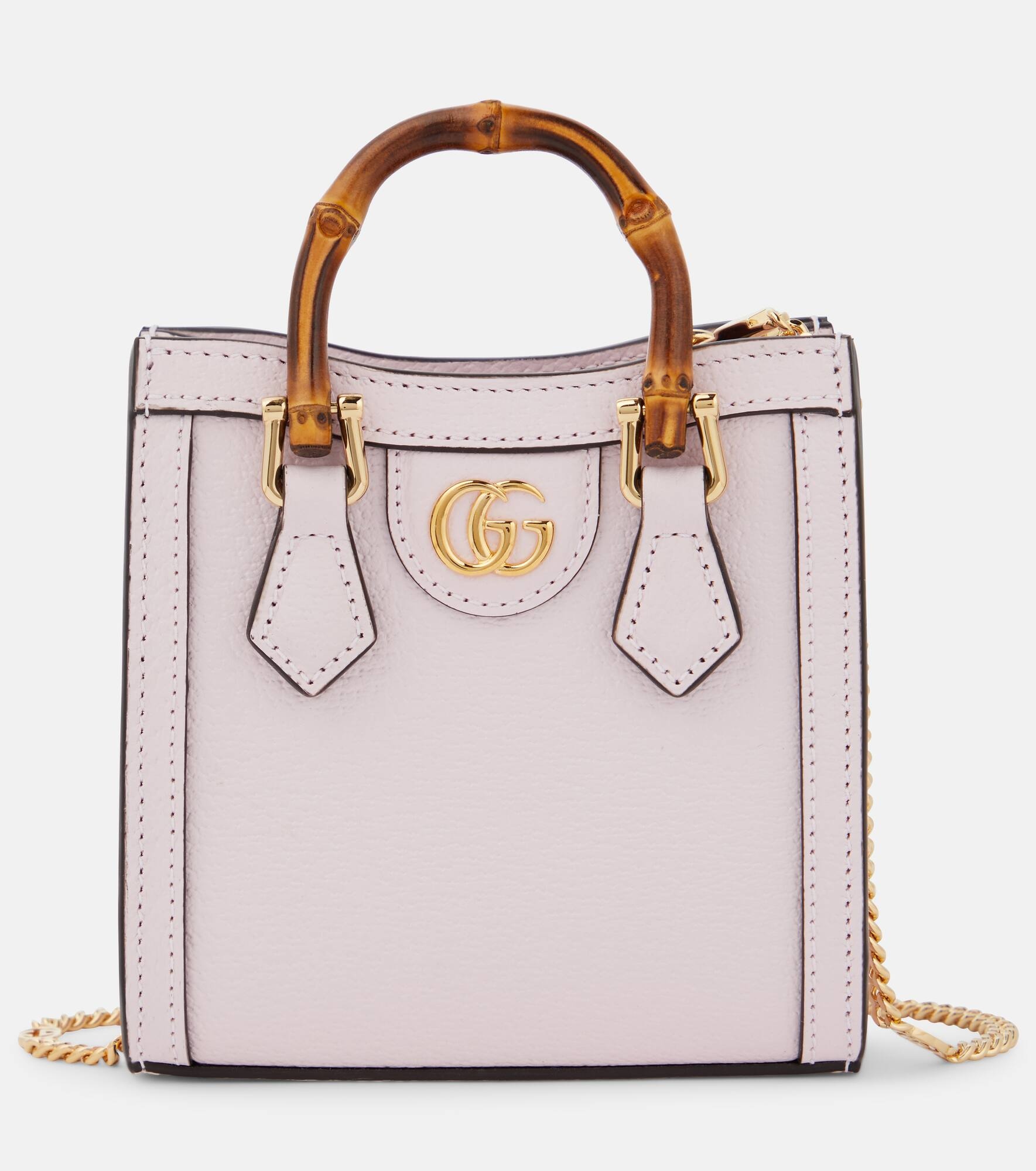 Diana Mini leather tote bag - 1