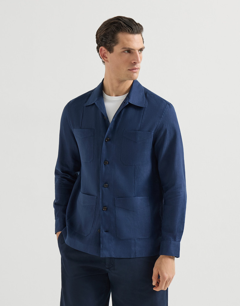 Linen easy fit guayabera 4