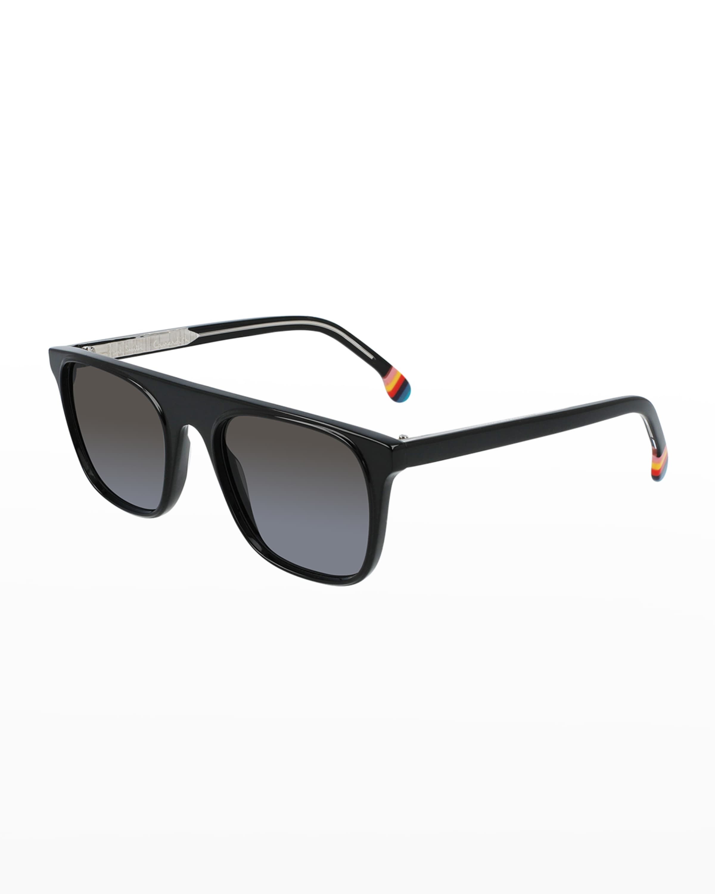 Men's Flat-Top Rectangle Sunglasses - 1