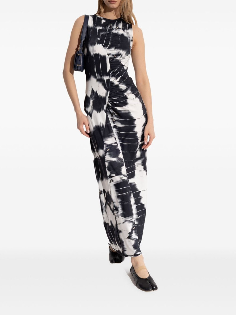 SAMSØE SAMSØE tie-dye draped maxi dress outlook