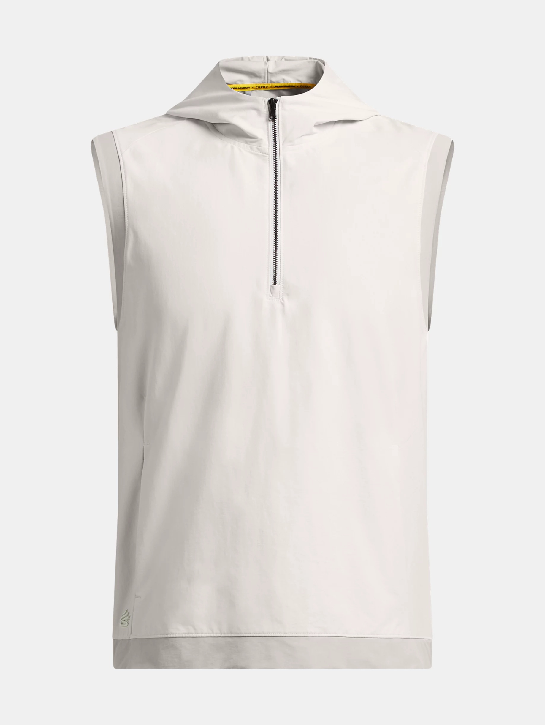 Men's Curry Sleeveless Hooded Vest - 1