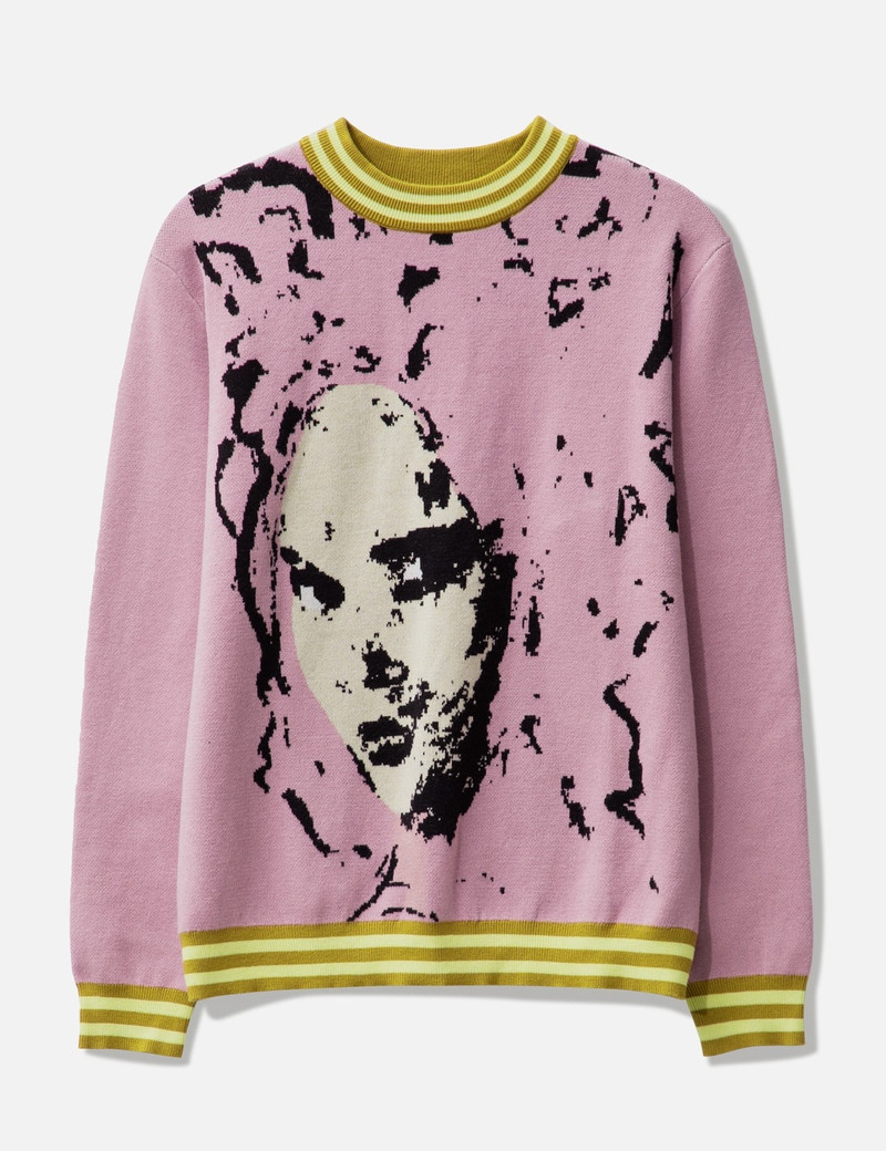 FACE KNIT SWEATER - 1