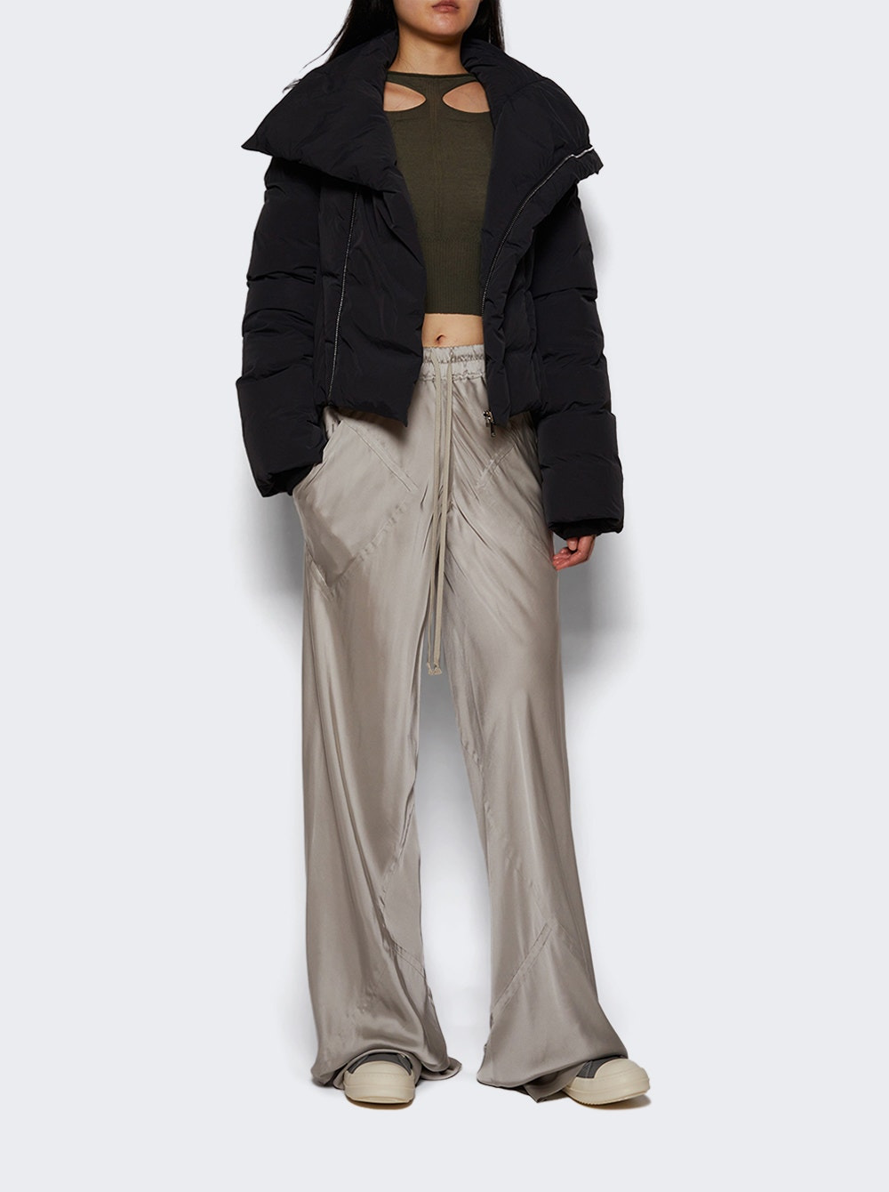 Drawstring Bias Pants Pearl - 5