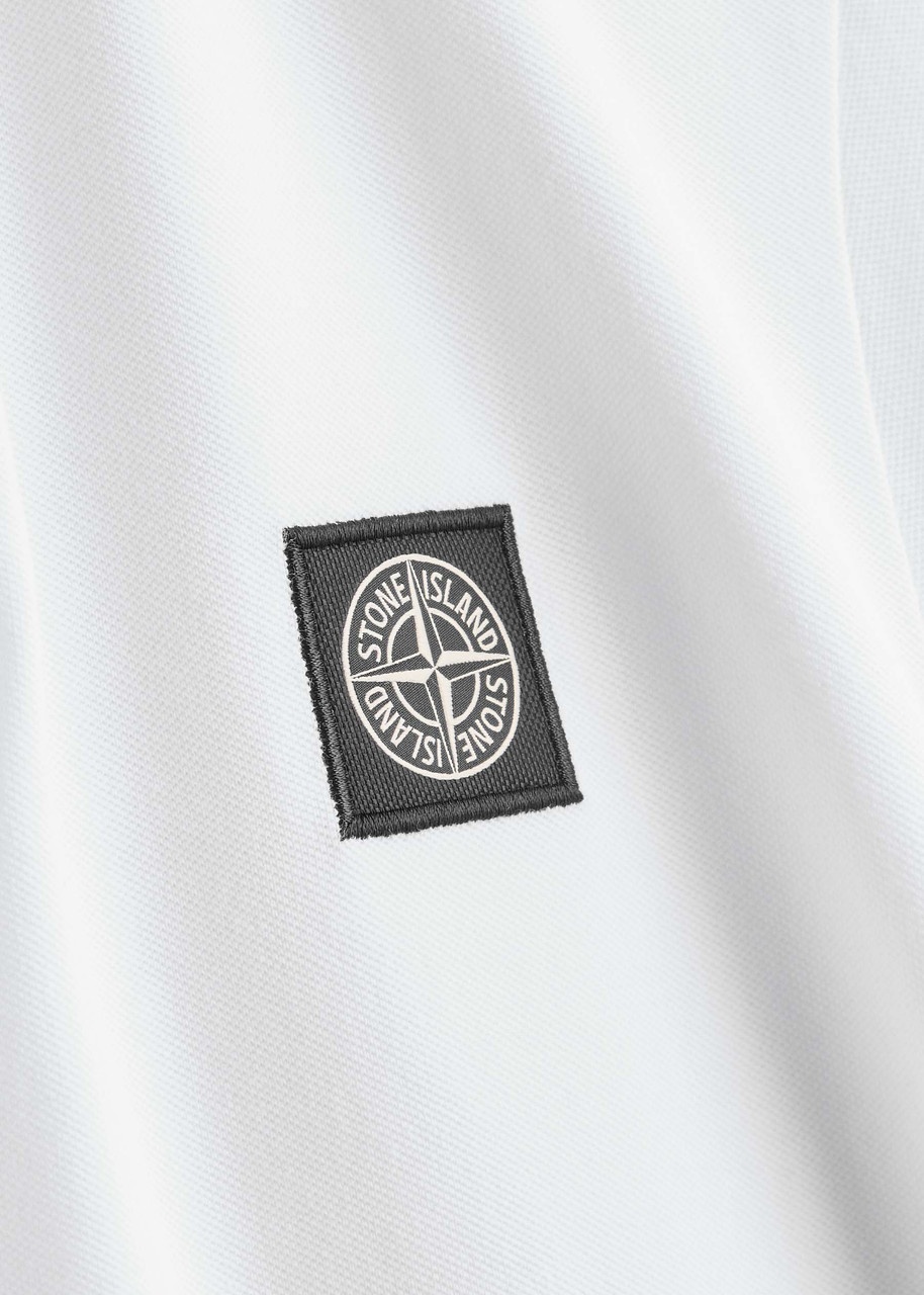 Stone Island Piqué Cotton Polo Shirt - 5