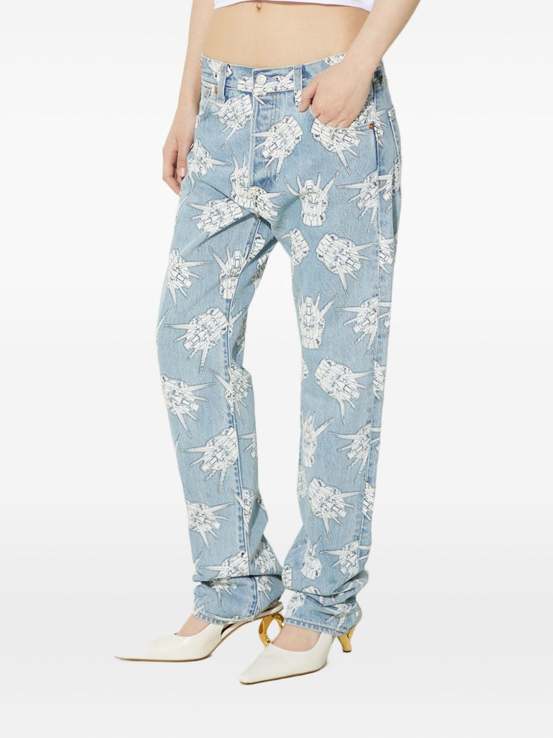 Levi's x Gundam Seed '93 501® printed jeans outlook