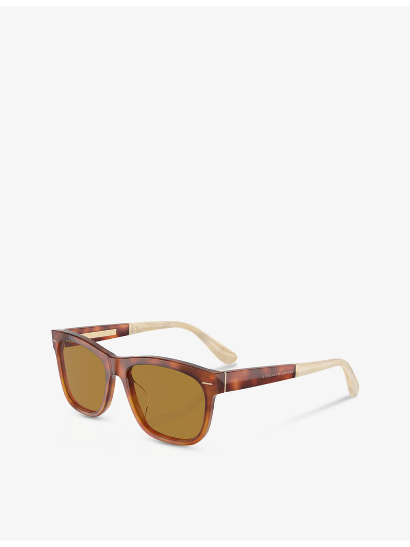 Brunello Cucinelli BC4003S Pillow-Frame Acetate Sunglasses outlook