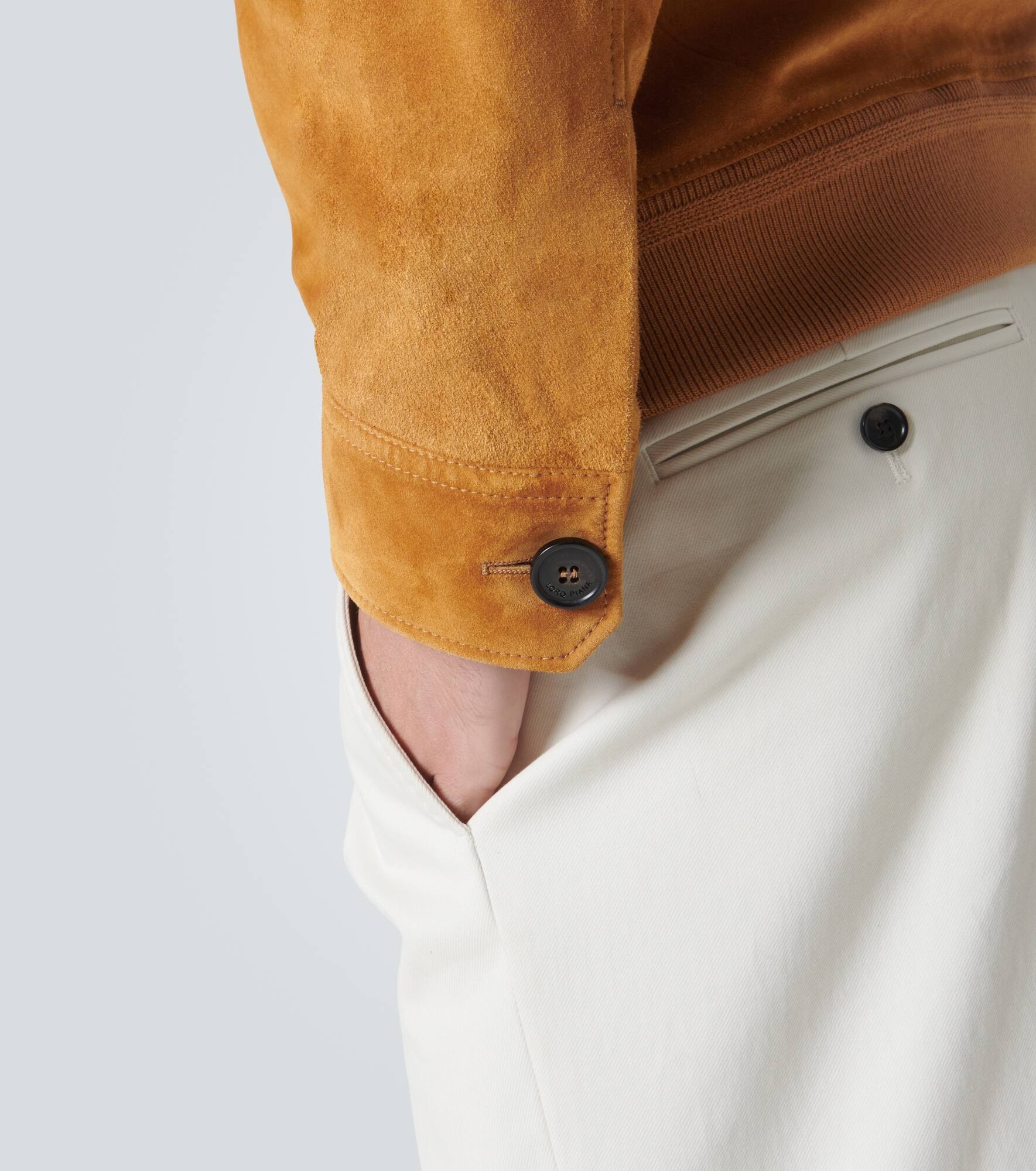 Suede bomber jacket - 6