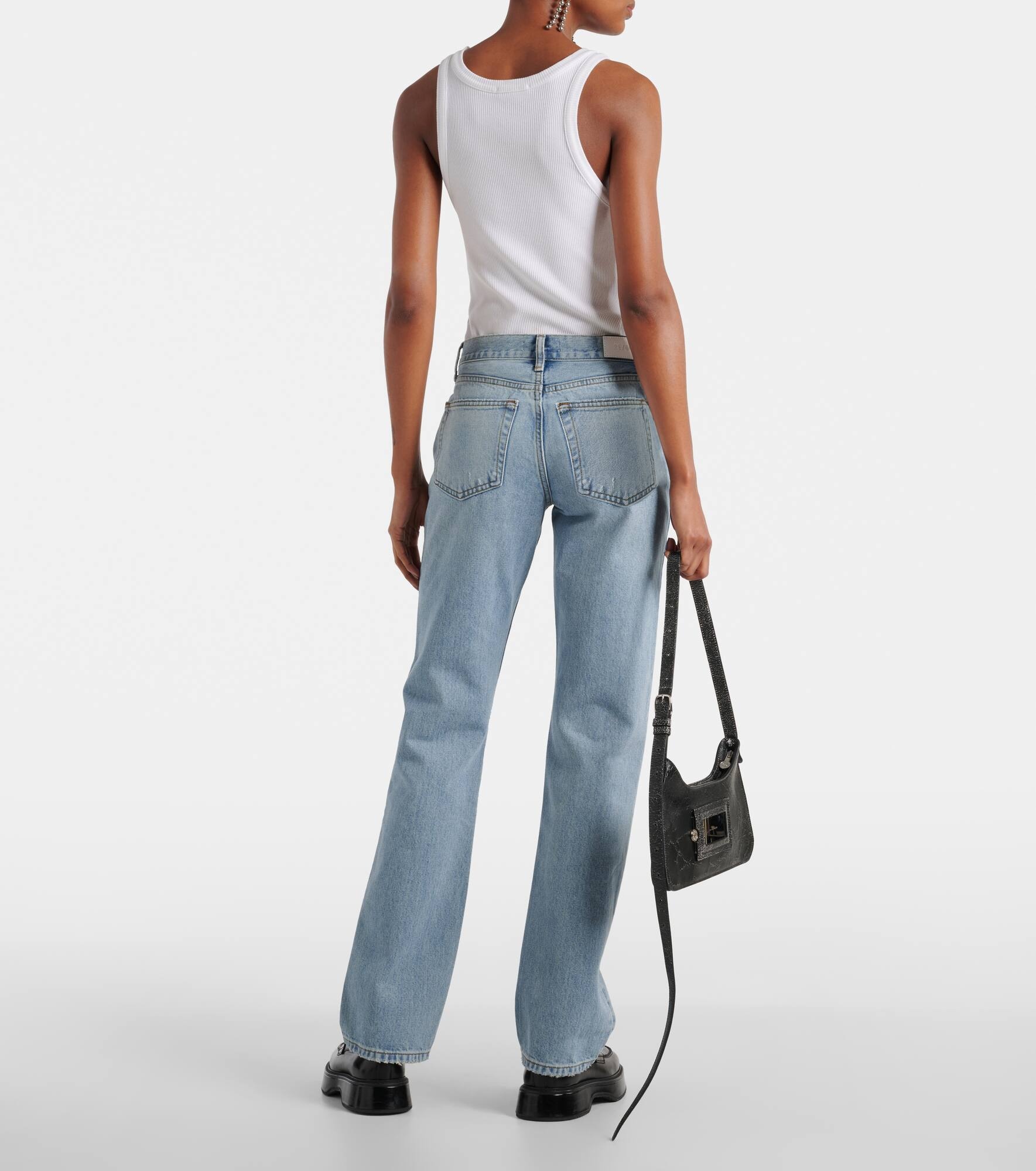 Easy mid-rise straight jeans - 3