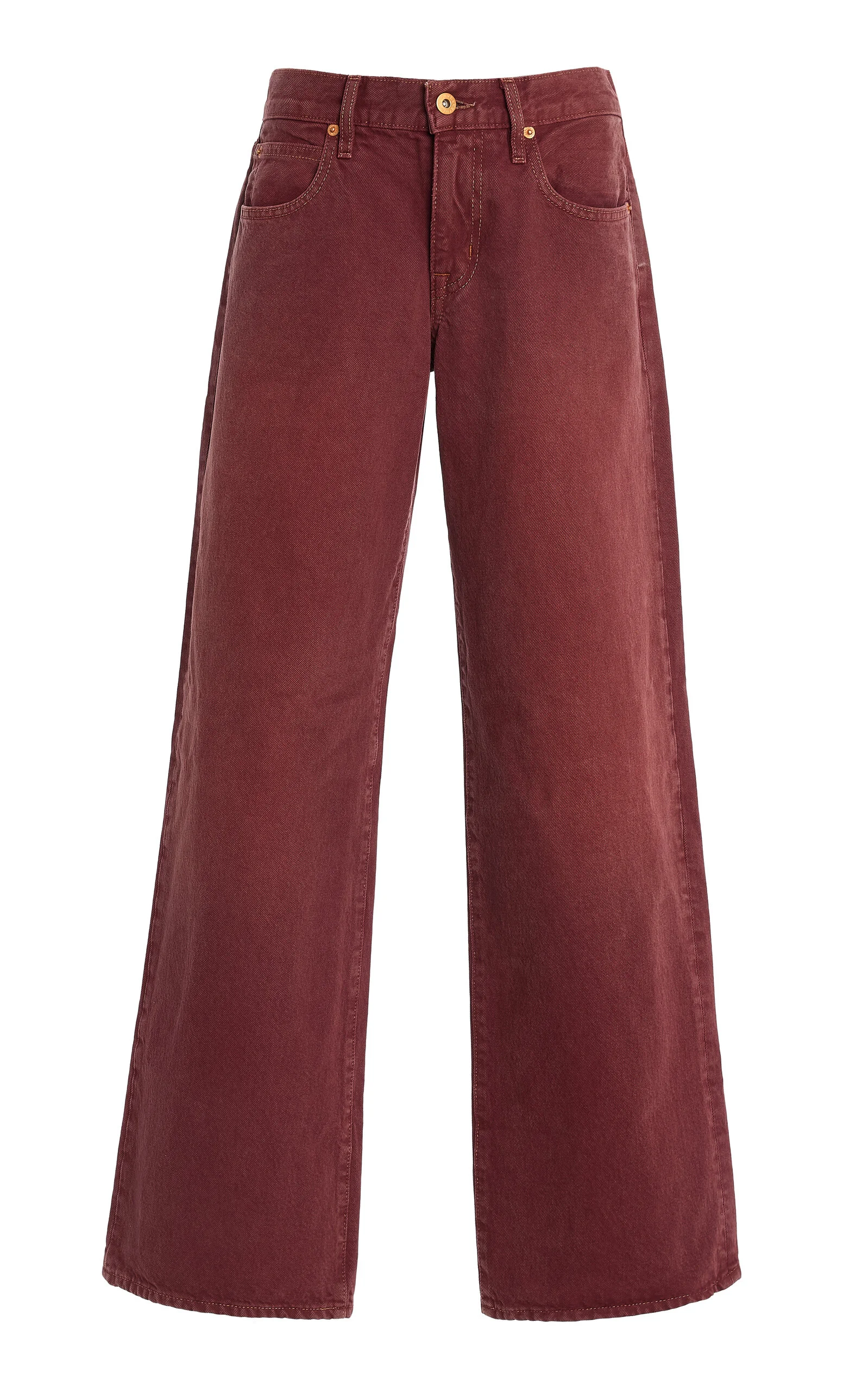 Lexi Rigid Low-Rise Wide-Leg Jeans - 1