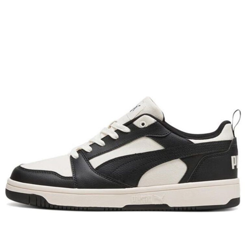 PUMA 반동 V6 낮은 CV '블랙 따뜻한 흰색' 395079-03 - 1