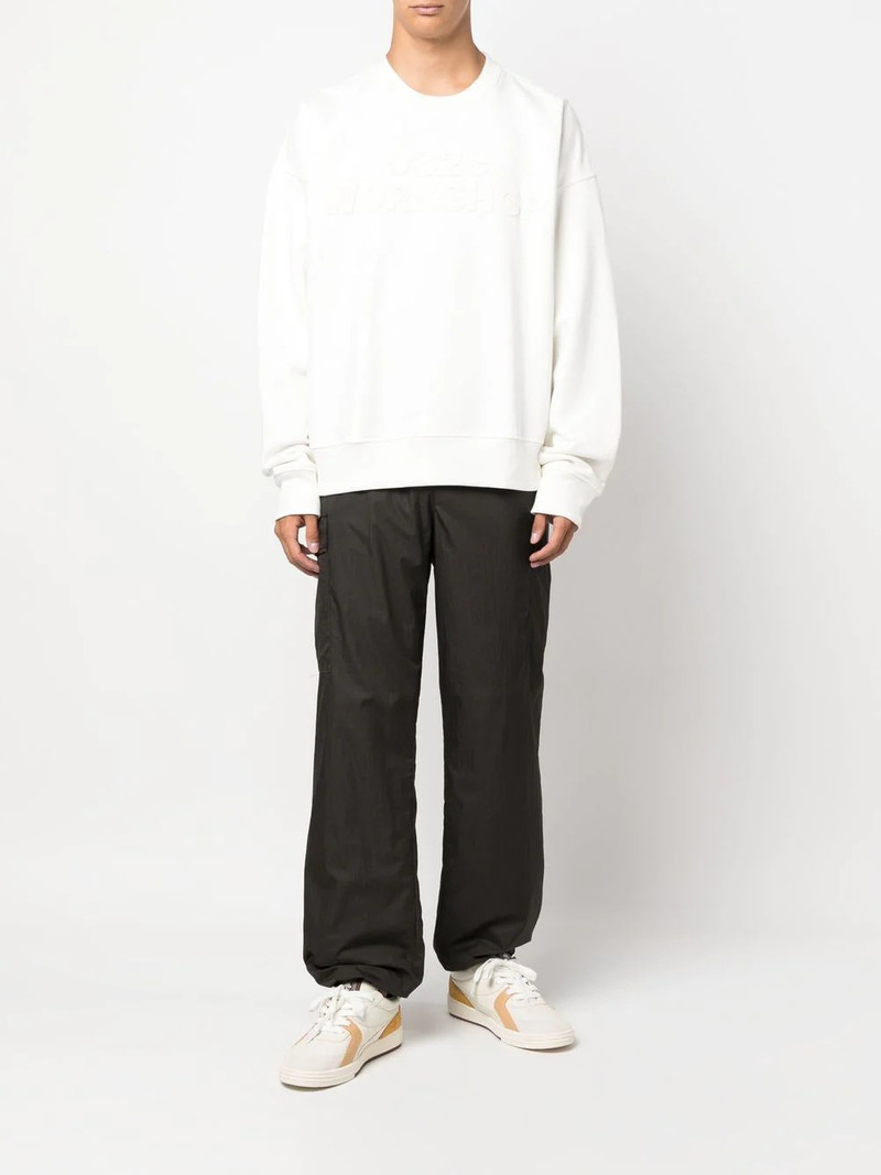 032c tonal logo-print sweatshirt outlook