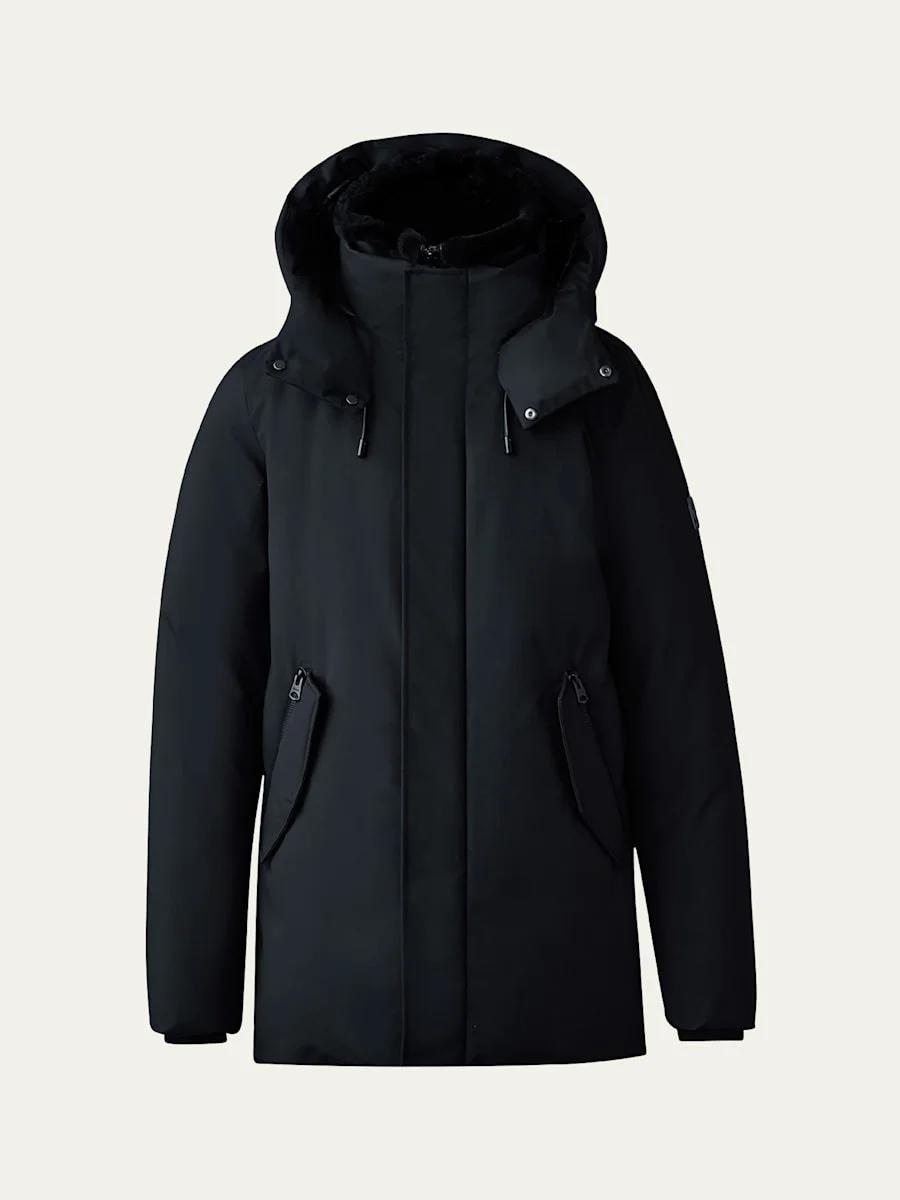 Men's Sullivan Mid-Length Jacket with Shearling - 1