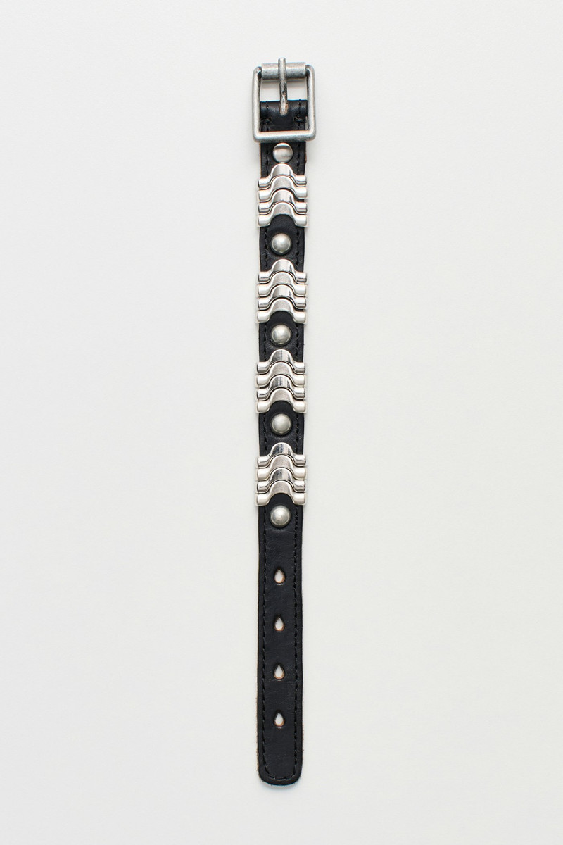 Wave Bracelet Black Chromexcel Leather 3