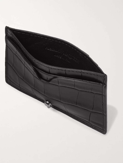Alexander McQueen Croc-Effect Leather Cardholder outlook