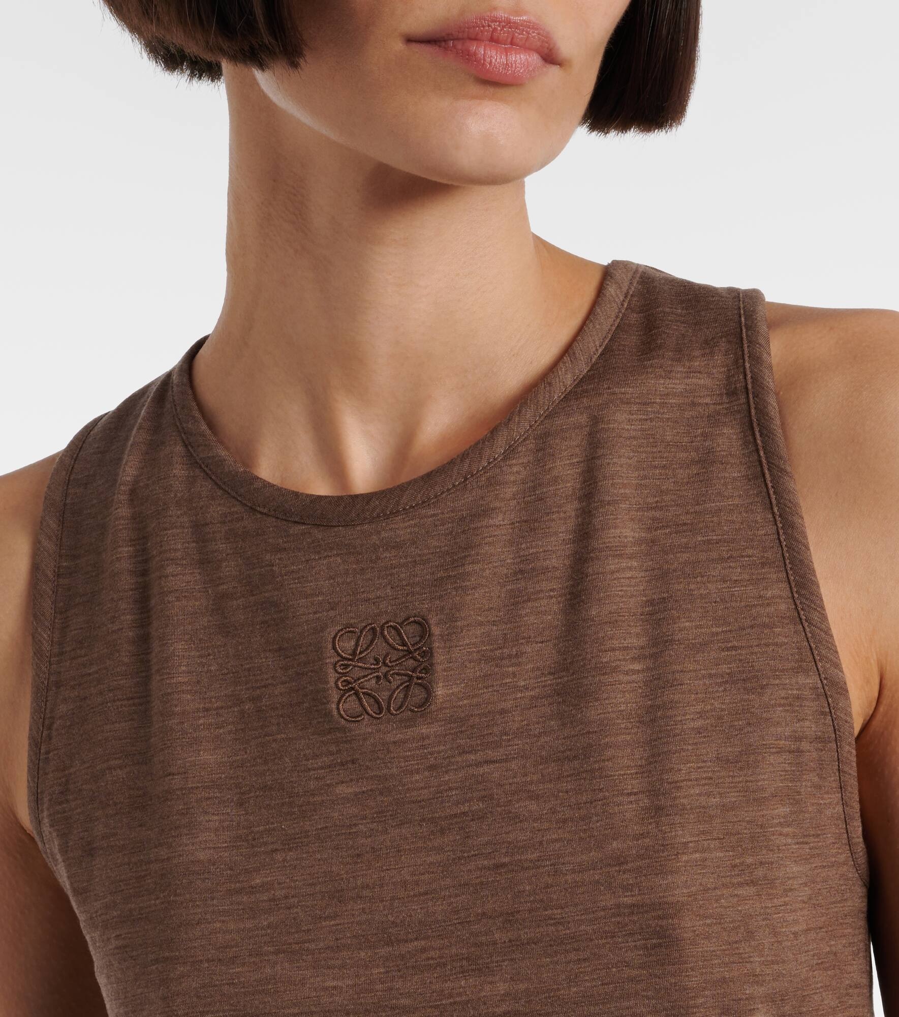 Anagram wool-blend tank top - 4