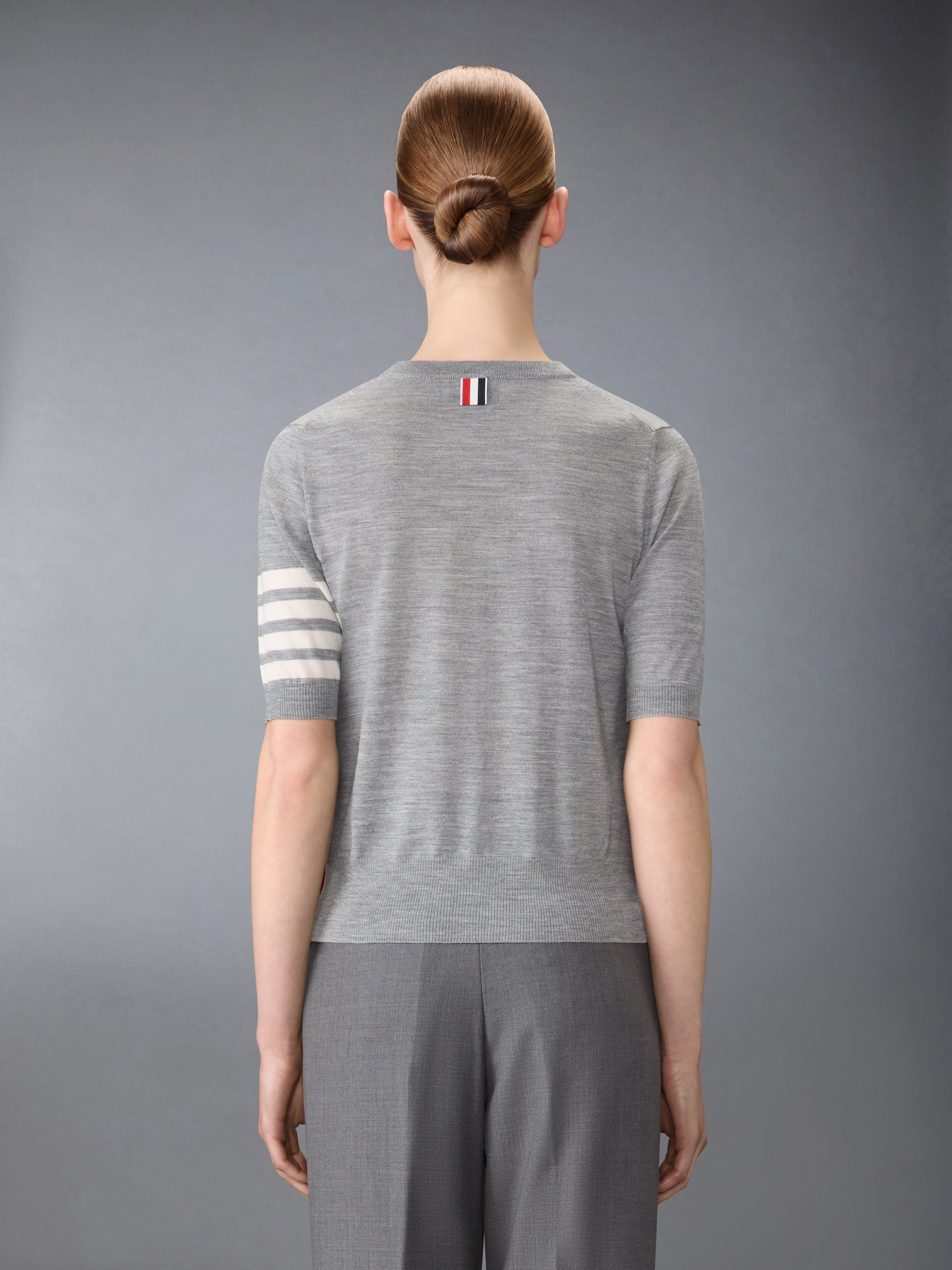 FINE MERINO WOOL 4-BAR TEE - 4