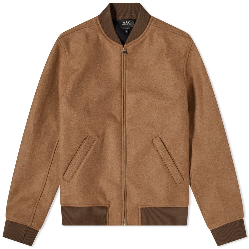 A.P.C. Mathieu Bonded Bomber Jacket - 1