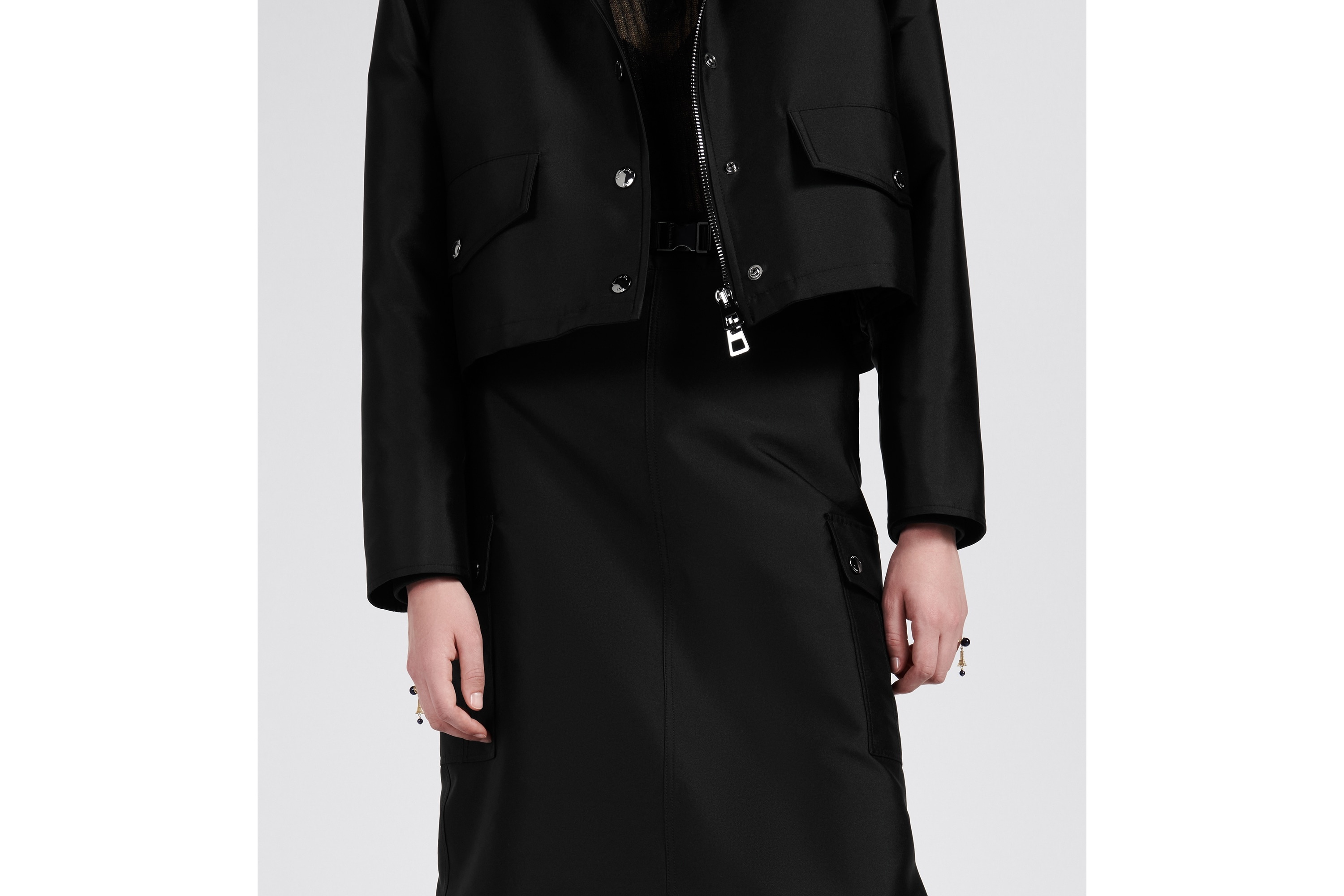 Mid-Length Straight-Cut Skirt - 7