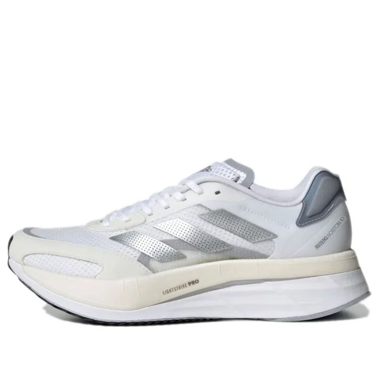 (WMNS) adidas Adizero Boston 10 'White Silver Metallic' GY0907 - 1