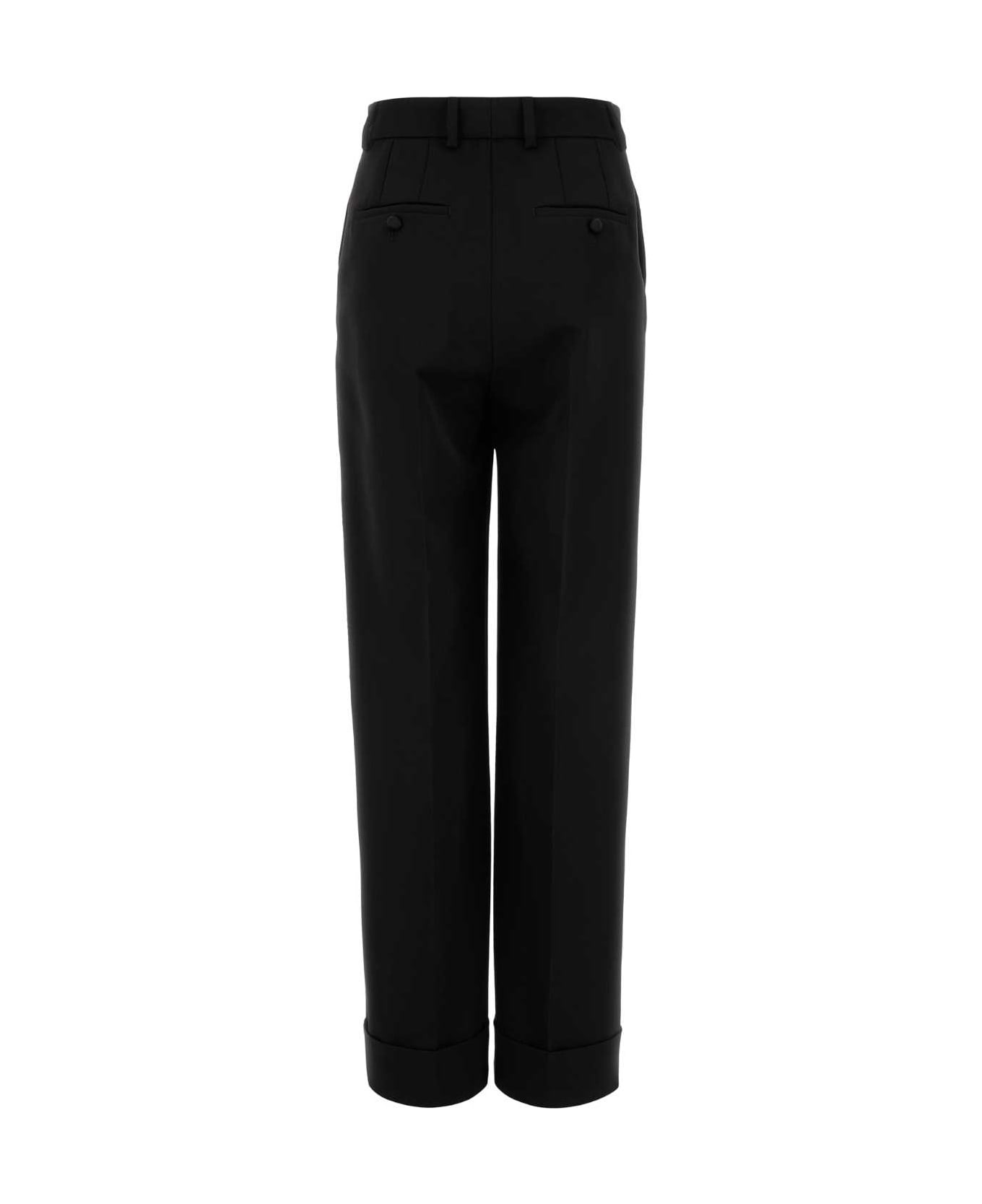 Black Wool Pant - 2