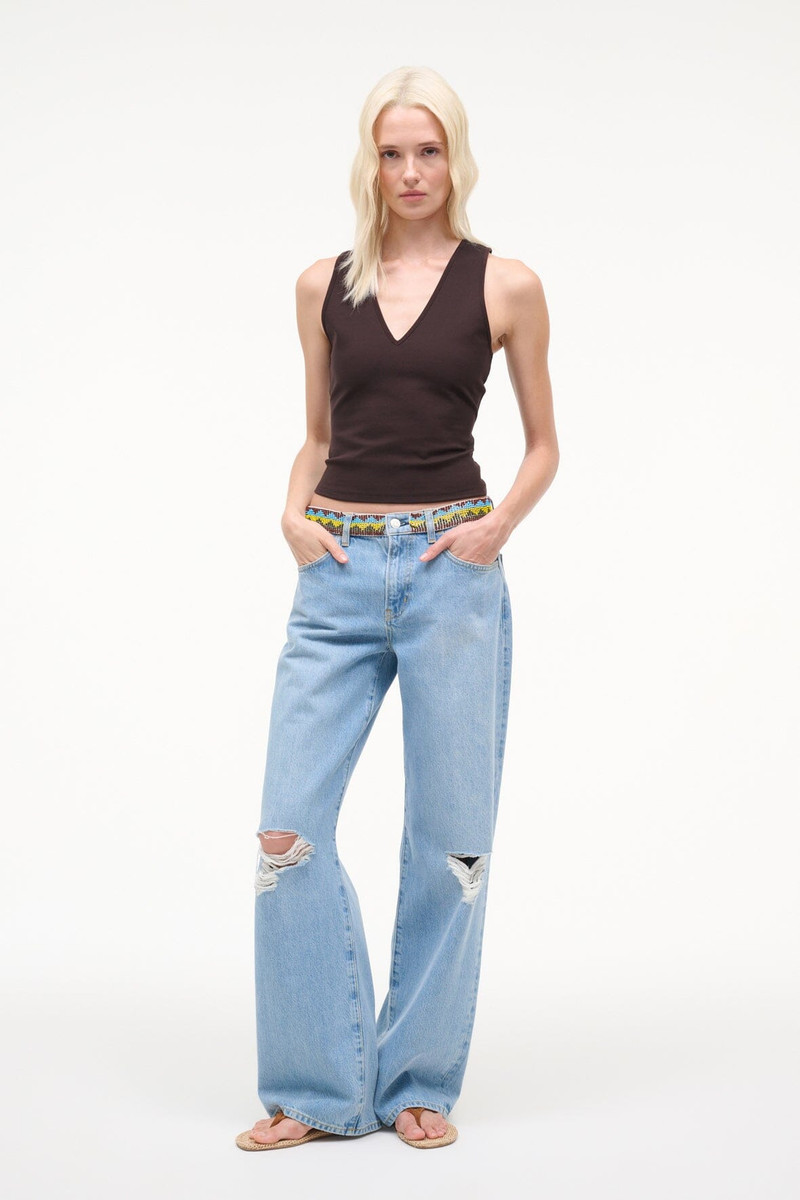 STAUD GUS RELAXED JEAN 33 SURFER BEADED 3