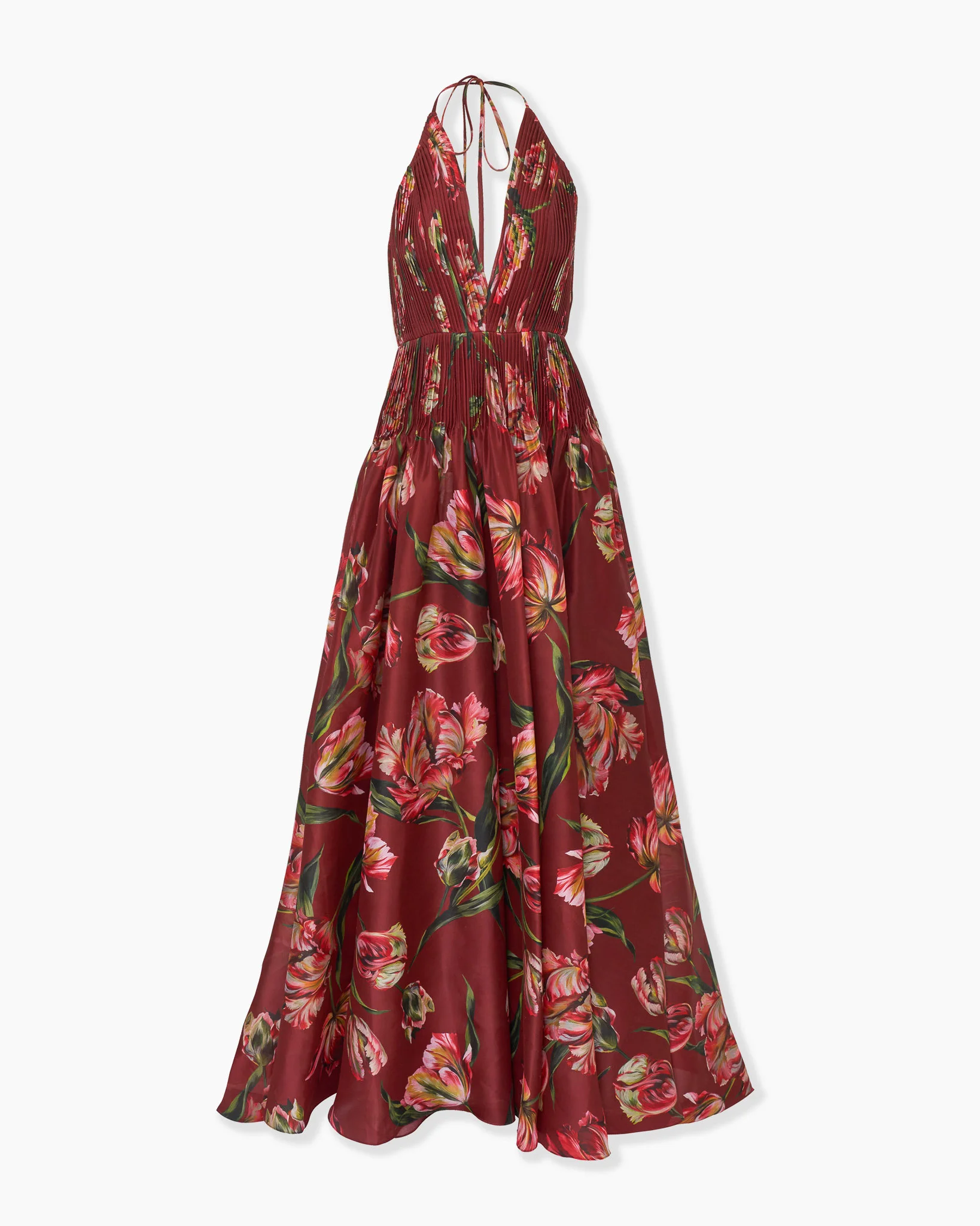 Tulip-Print Gown - 1