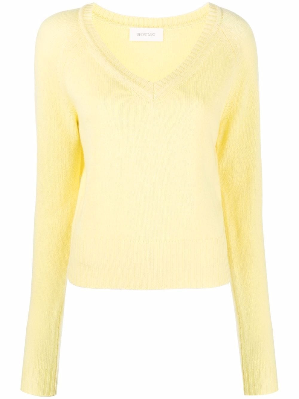 long-sleeve fitted jumper - 1