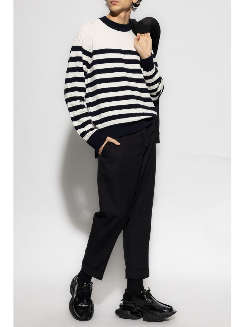 Balmain striped jumper outlook