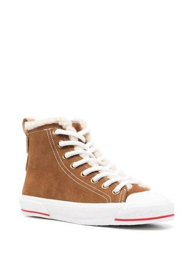 See by Chloé high-top shearling lined sneakers outlook