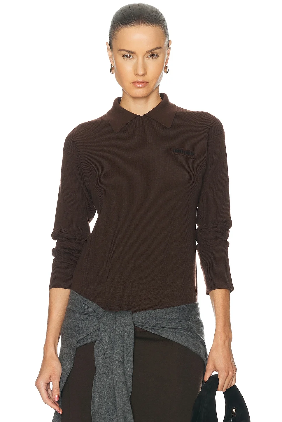 Wool Ribs Sweater - 1