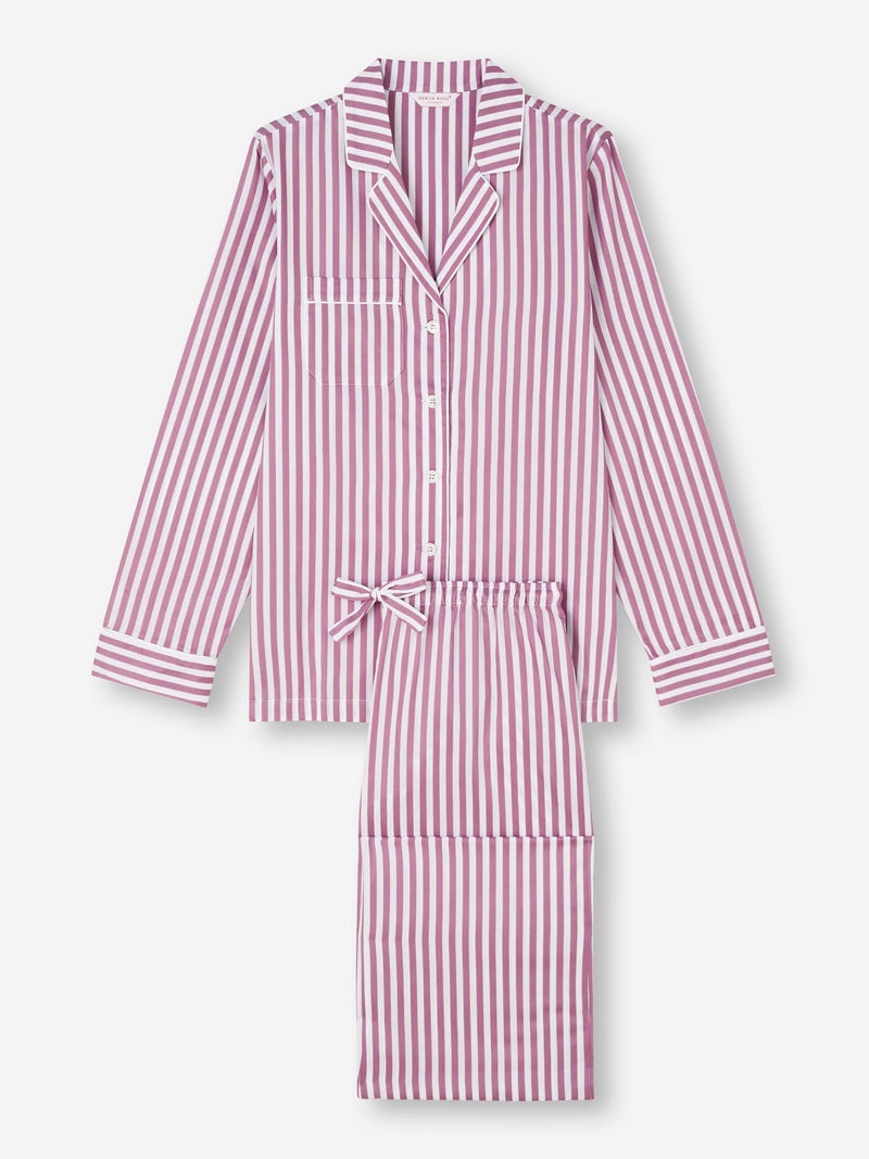 Women's Pyjamas Capri 23 Cotton Batiste Purple - 1