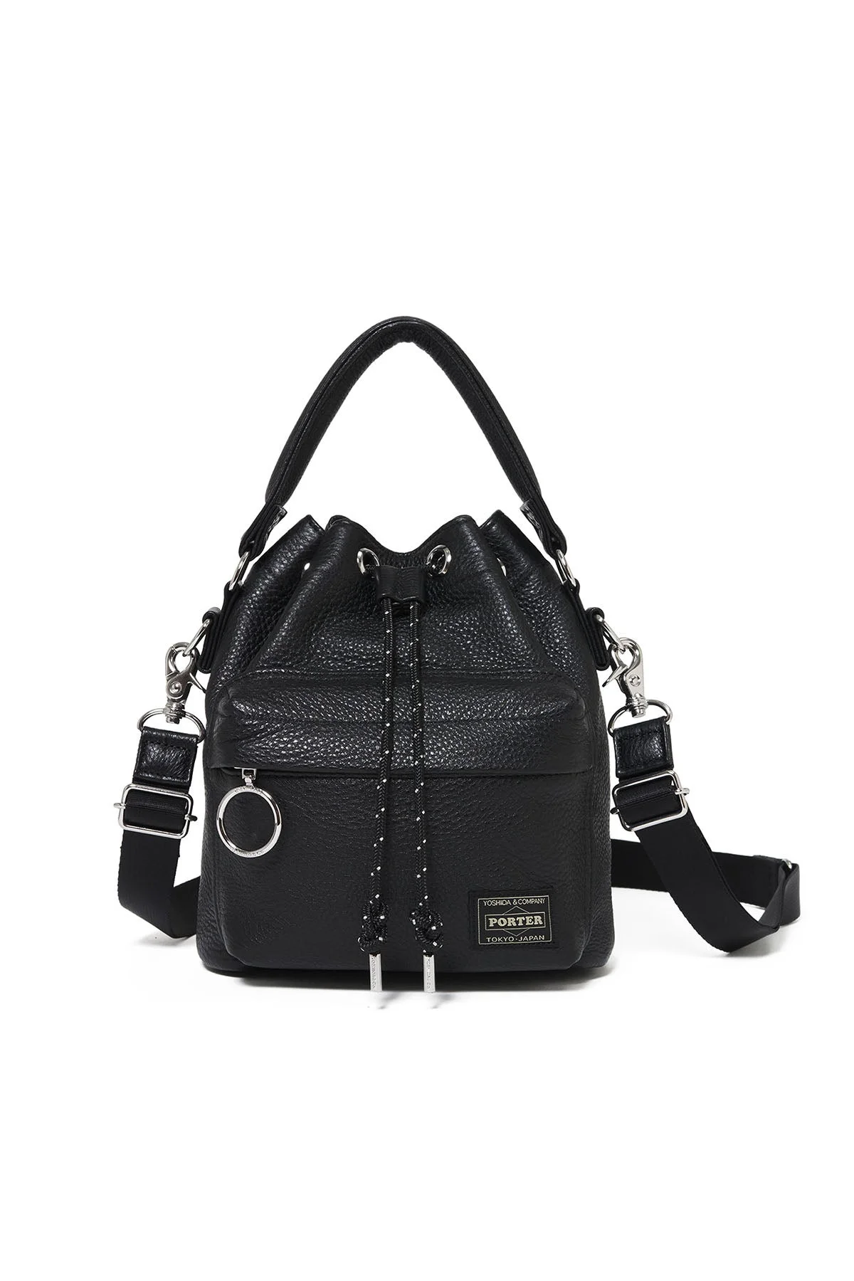 Balloon Bag / Leather (S) - Black - 1