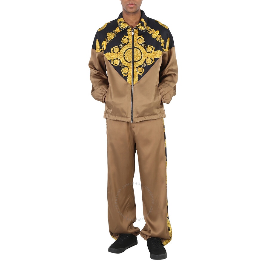 Versace Men's Baroque Print Technical Track Jacket - 6