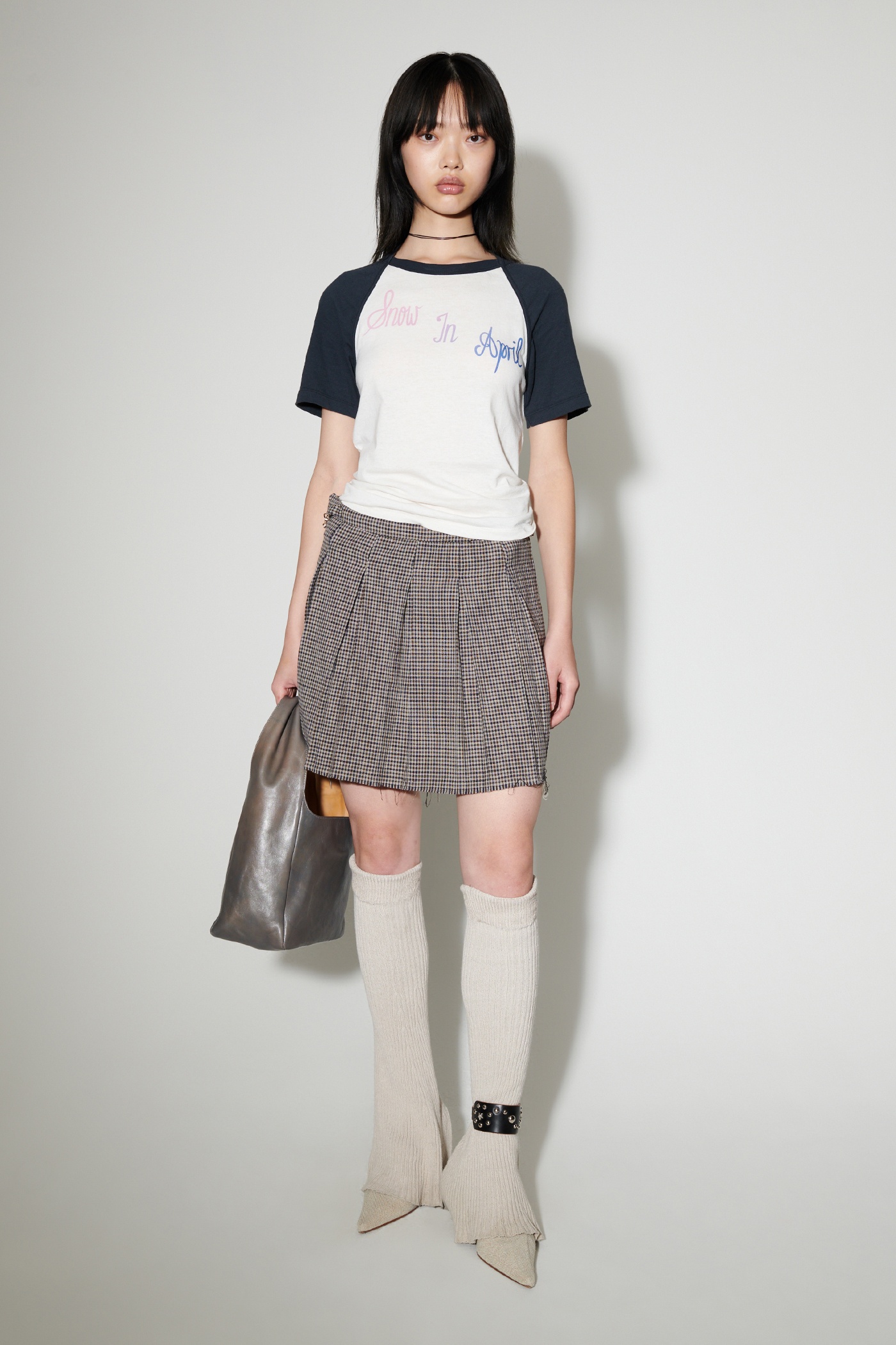 Object Skirt Old Money Check - 2