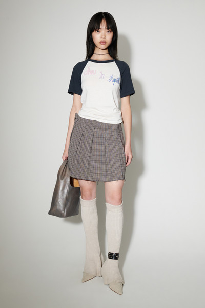 Our Legacy Object Skirt Old Money Check outlook
