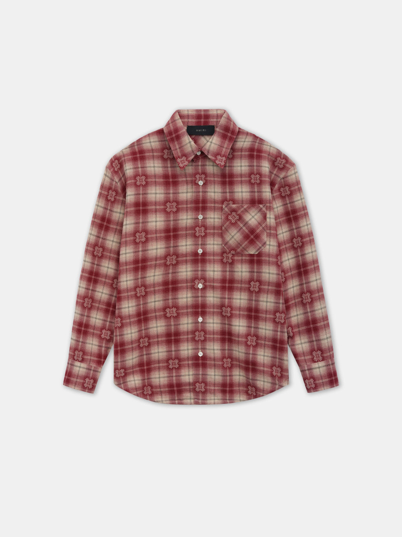 WOMEN'S MA QUAD FLANNEL OVERSHIRT 1