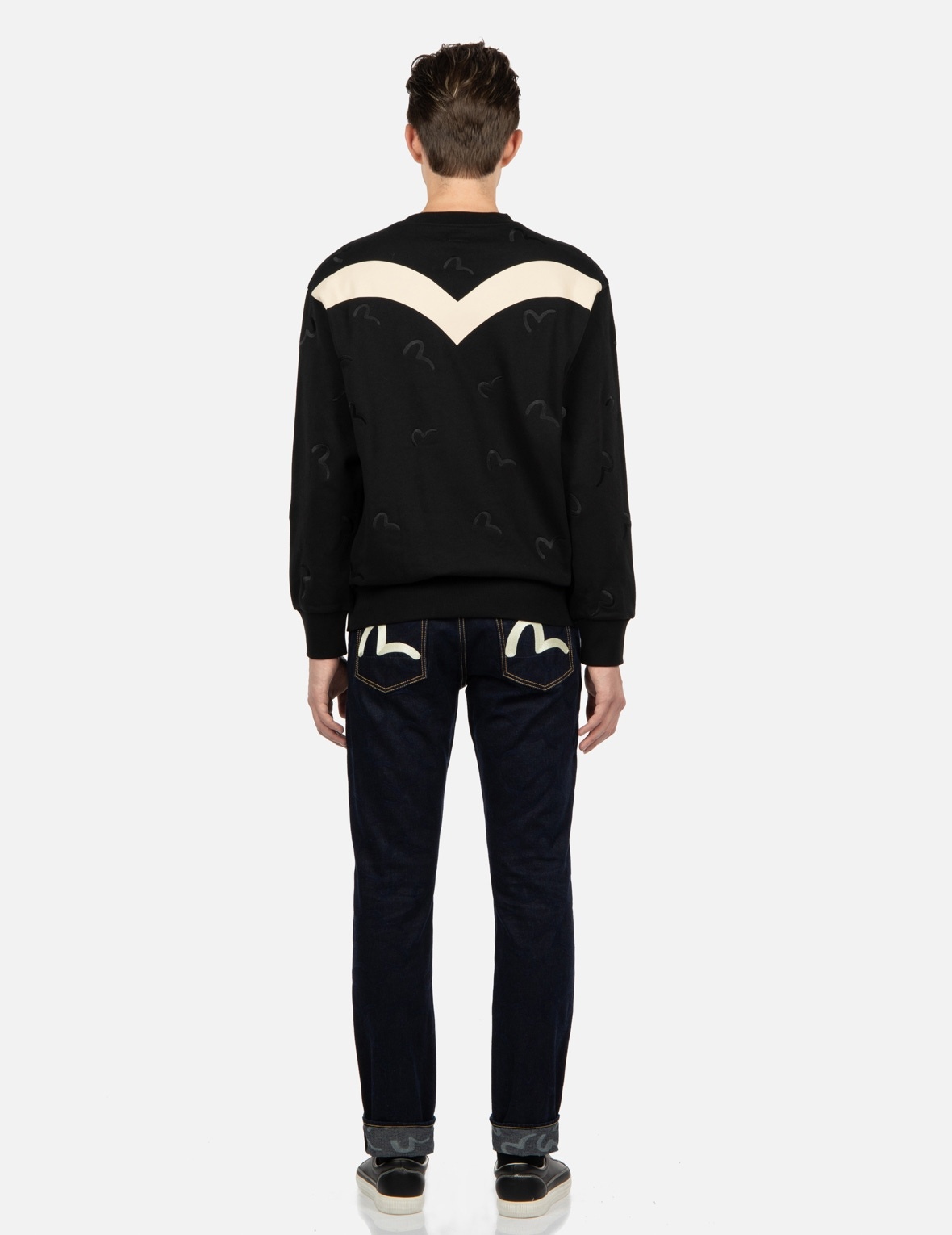 ALLOVER SEAGULL EMBROIDERY SWEATSHIRT - 5