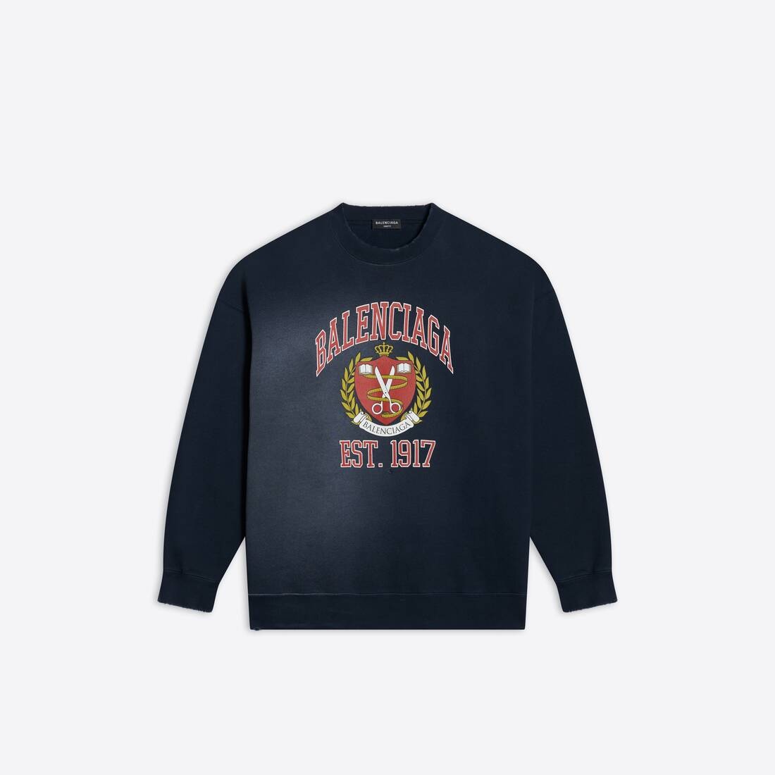 College Regular Crewneck in Blue - 1