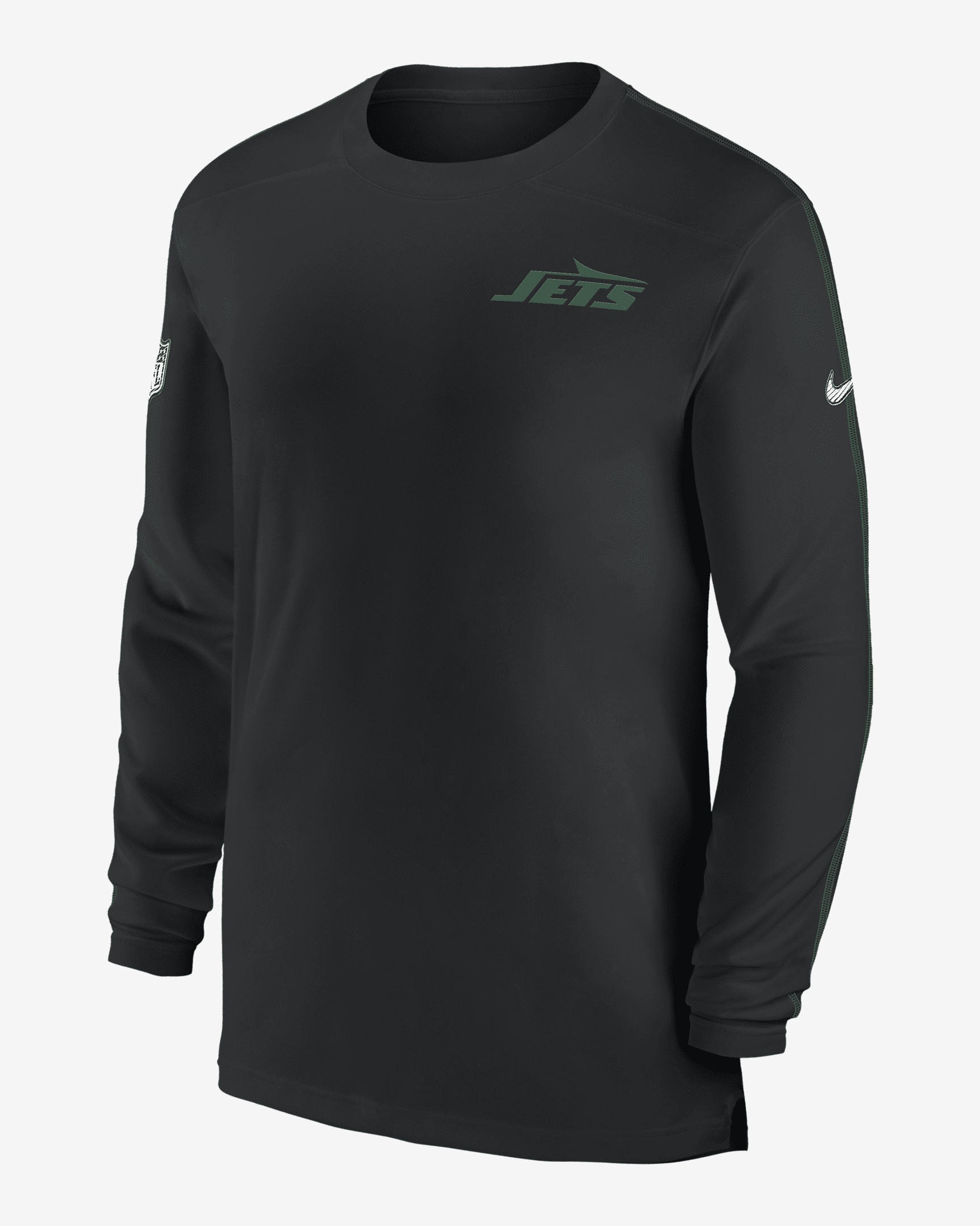 New York Jets Sideline Coach Nike Men's Dri-FIT NFL Long-Sleeve Top - 1