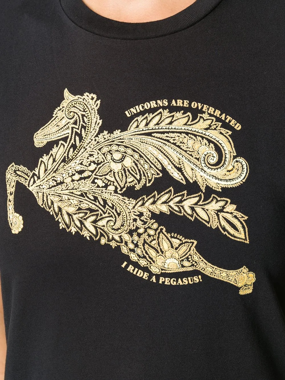 dragon print T-shirt  - 5