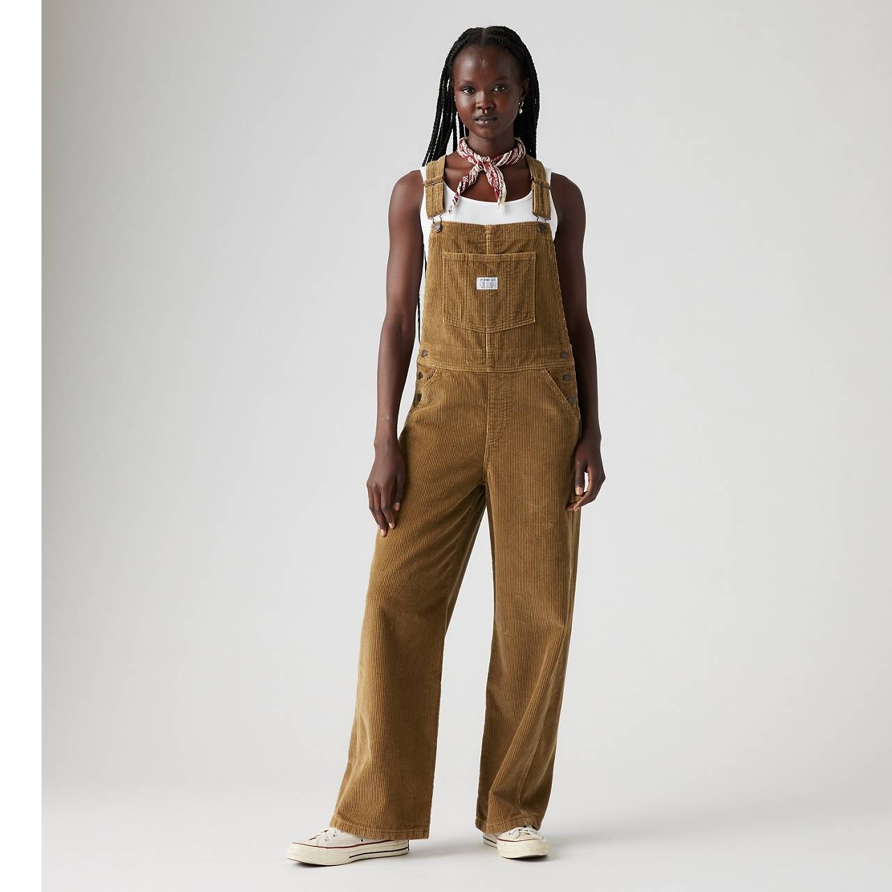 BAGGY CORDUROY WOMEN'S OVERALLS - 2