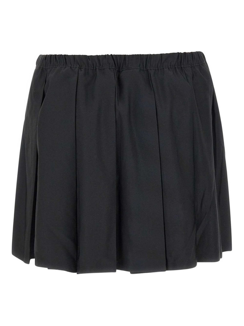 adidas elasticated pleated mini skirt outlook