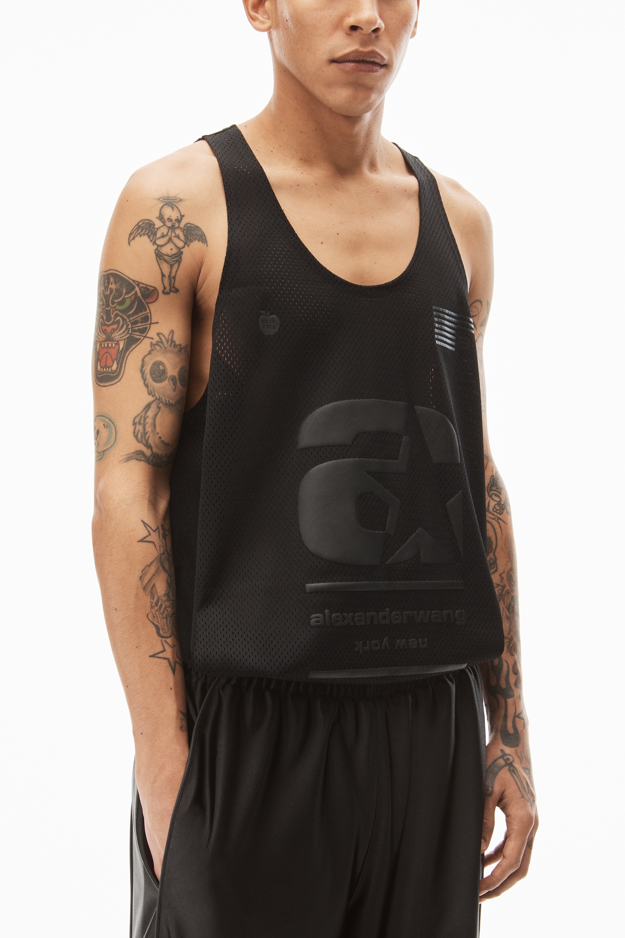 STAR TANK IN ATHLETIC MESH - 3