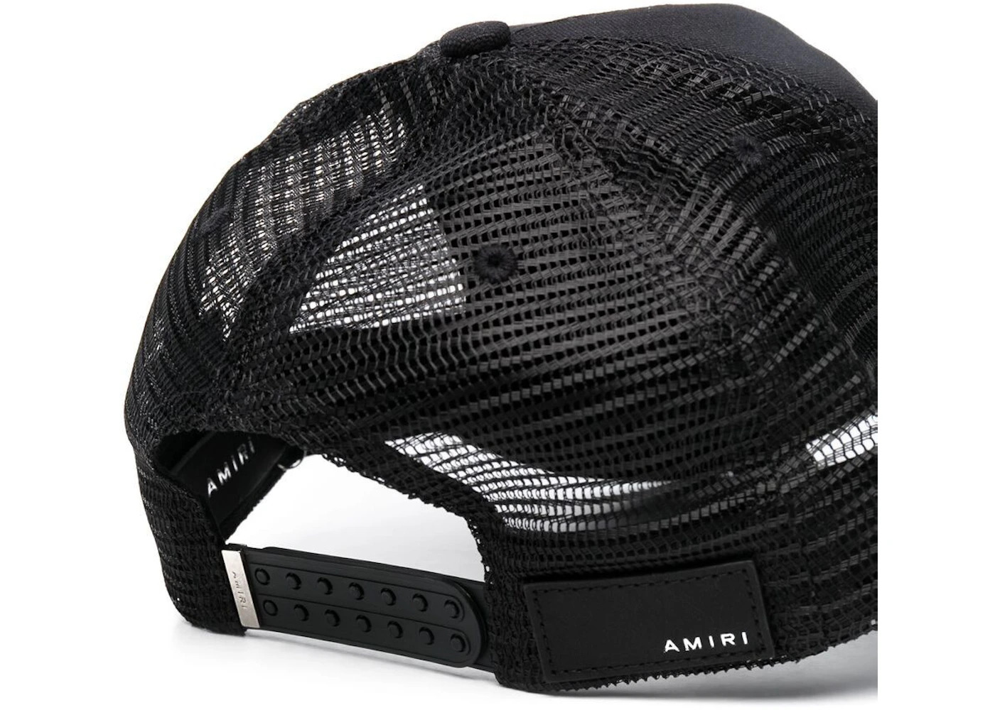 AMIRI 3 Star Trucker Hat Black - 2