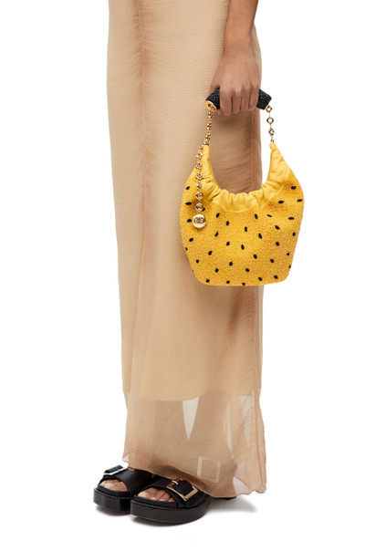 Loewe Mini Squeeze bag in beaded leather outlook