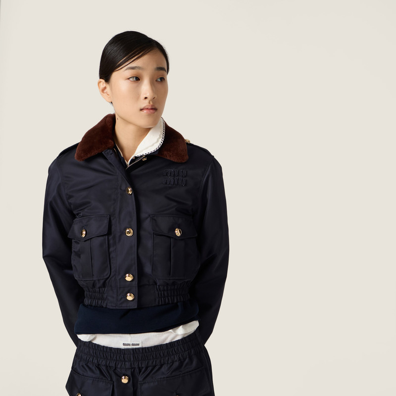 Technical gazar blouson jacket 6