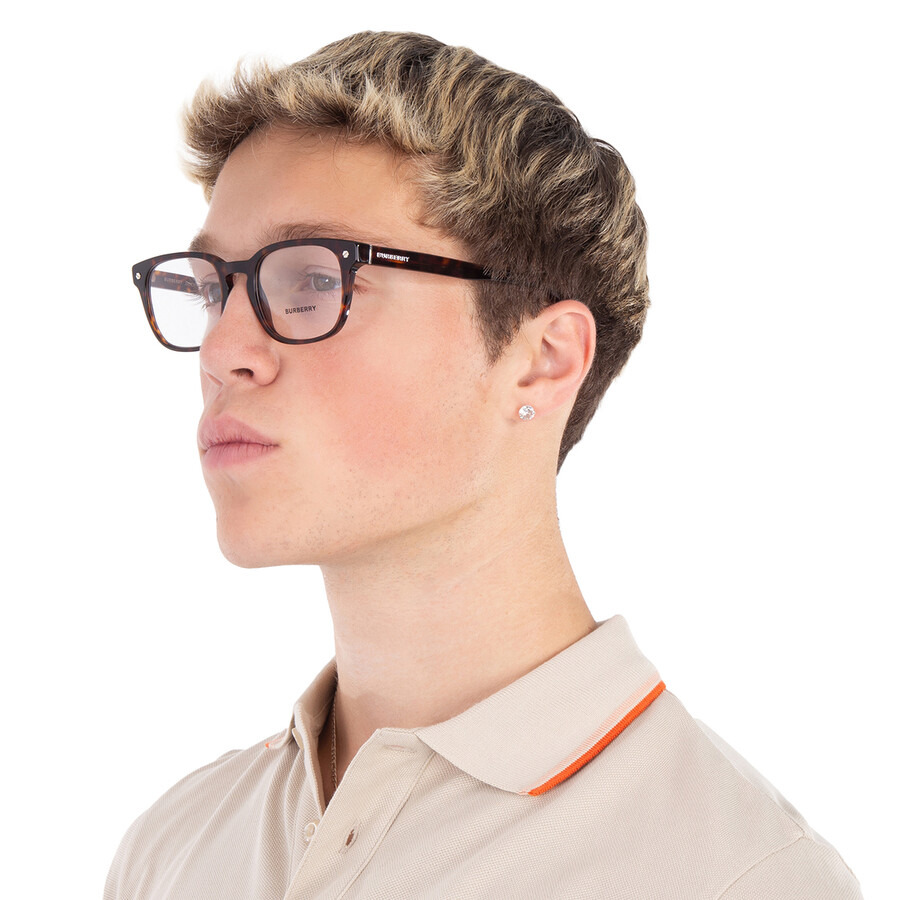 Burberry Carlyle Demo Rectangular Men's Eyeglasses BE2335 3002 53 - 2