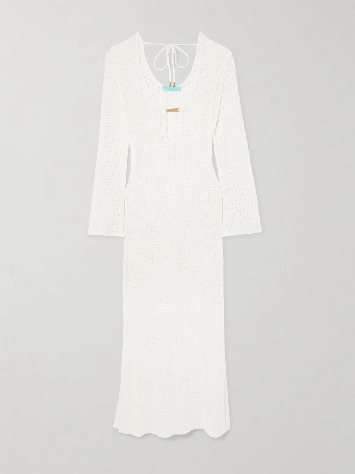 Casey Embellished Open-knit Coverup - 1